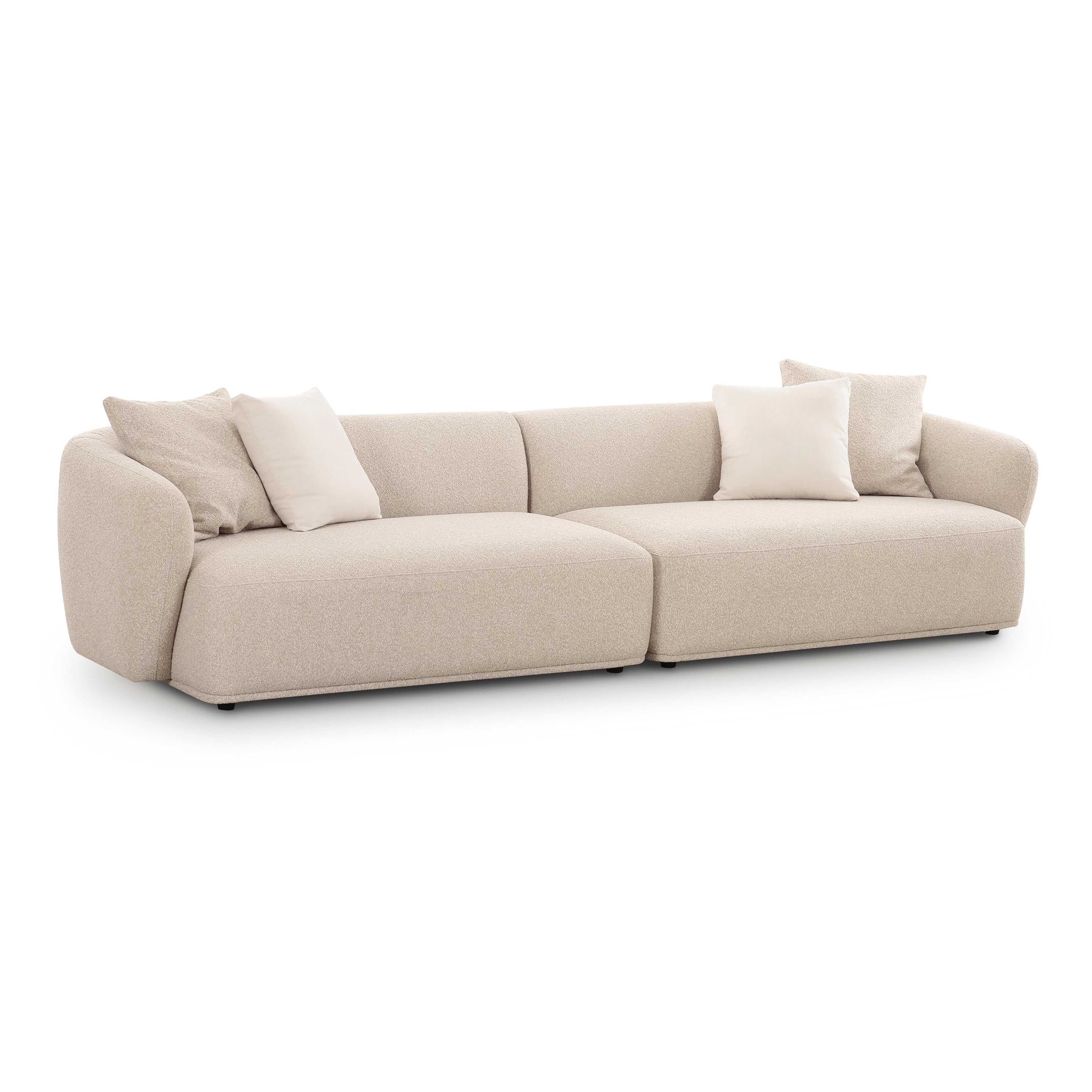 Sylvie 118 Cream Boucle Sofa