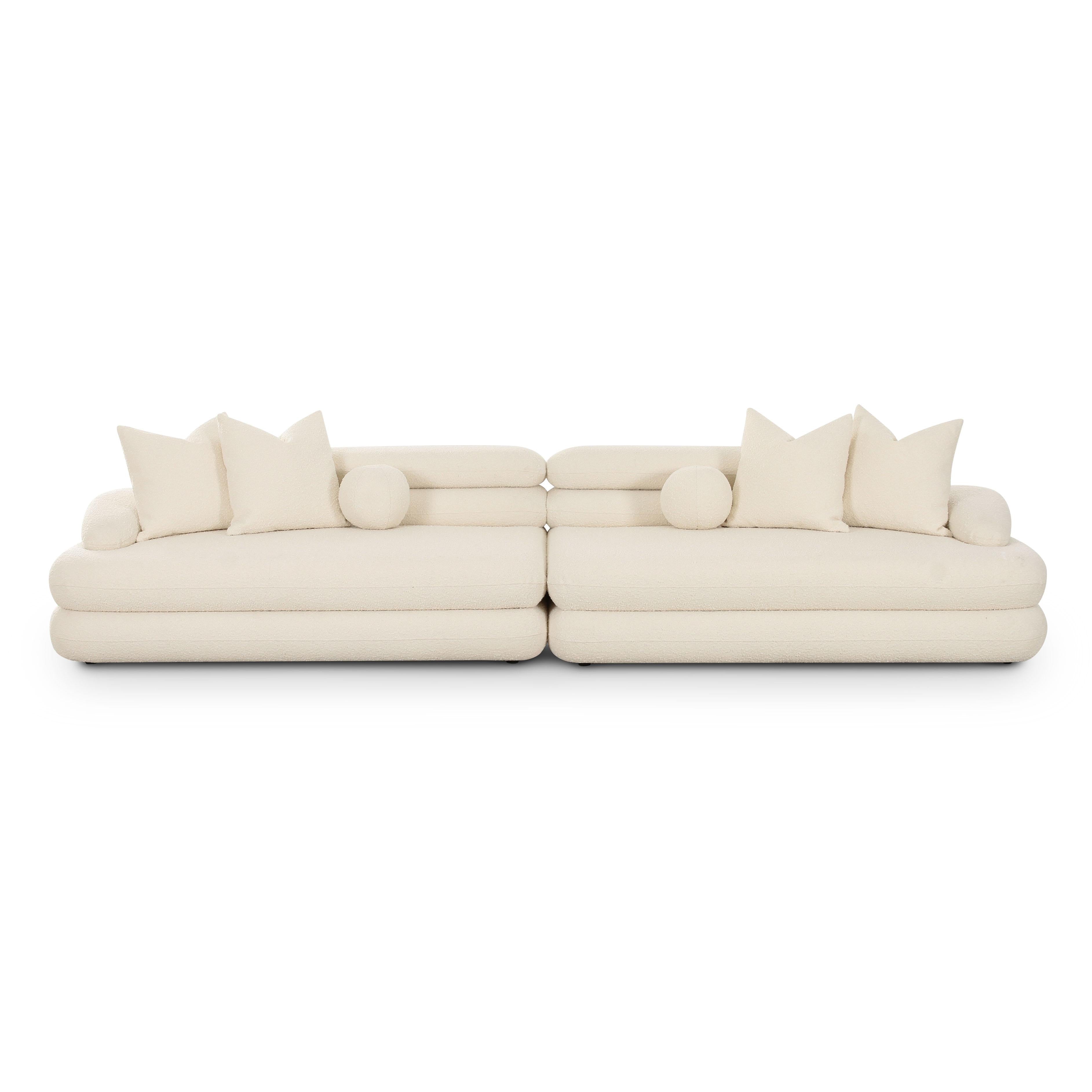 Lulu 141 Cream Boucle Sofa