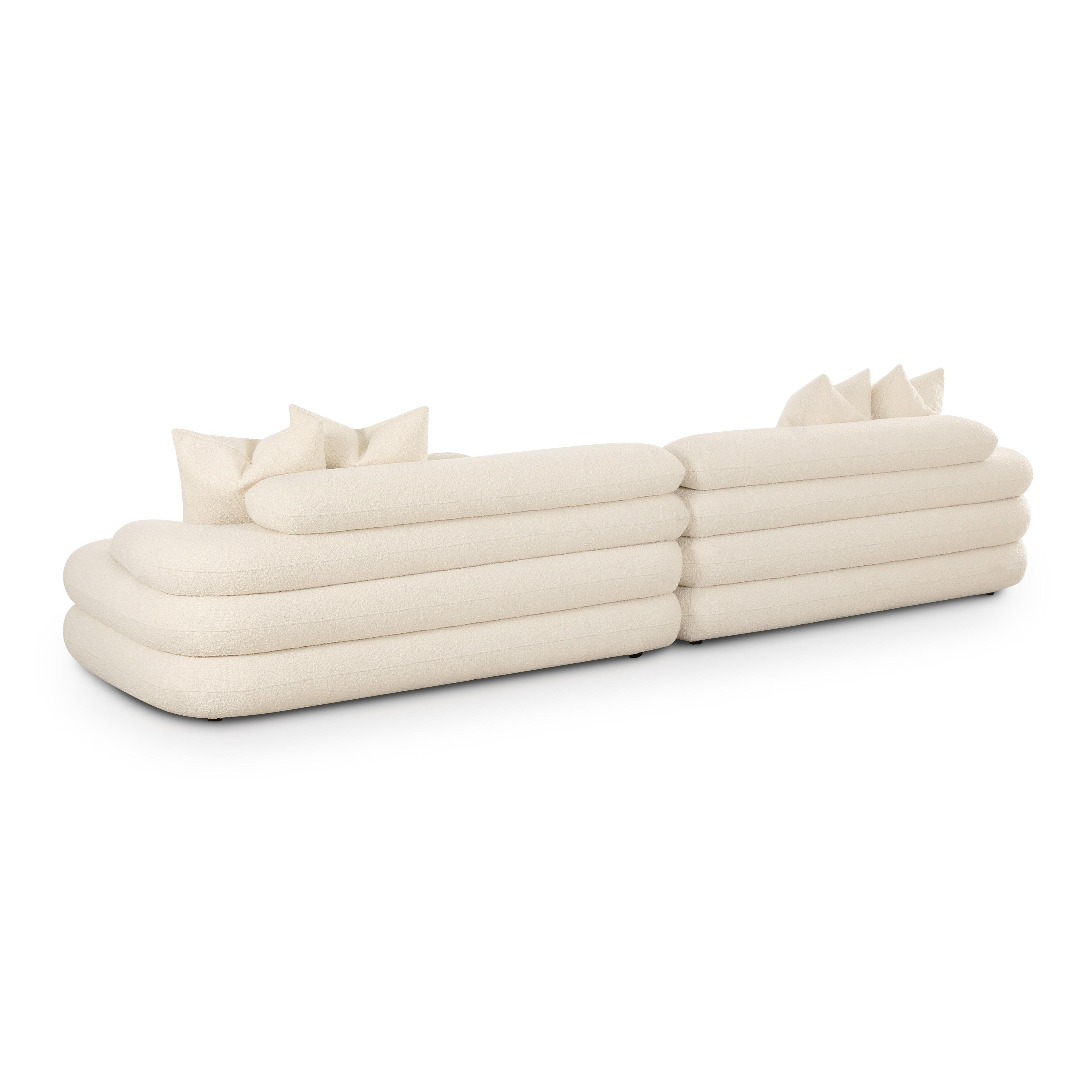 Lulu 141 Cream Boucle Sofa