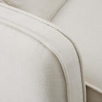 Travie 5-Piece Sand Upcycled Linen Modular L-Sectional