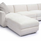 Perry 6-Piece Cream Chenille Modular U-Sectional