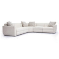 Perry 5-Piece Cream Chenille Modular L-Sectional