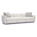 Perry 96 Cream Chenille Modular Sofa