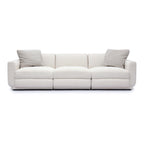 Perry 96 Cream Chenille Modular Sofa