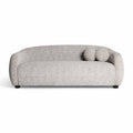 Judy 80 Black and White Woven Fabric Sofa