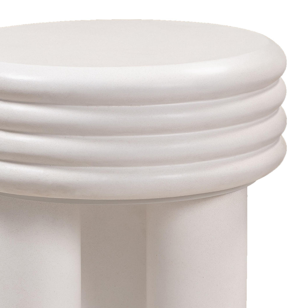 Delta Concrete Indoor/Outdoor Round Side Table