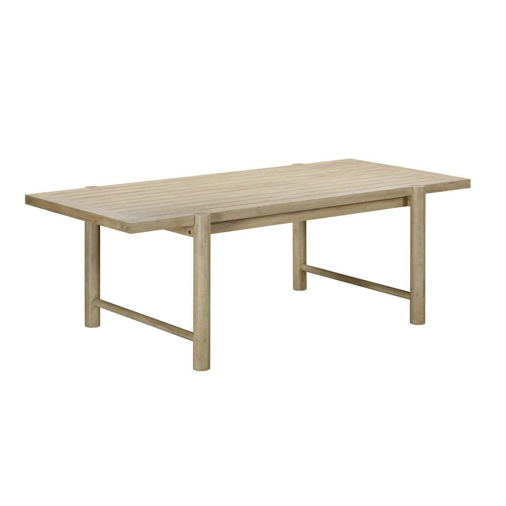 Gata 87 Light Teak Outdoor Rectangular Dining Table