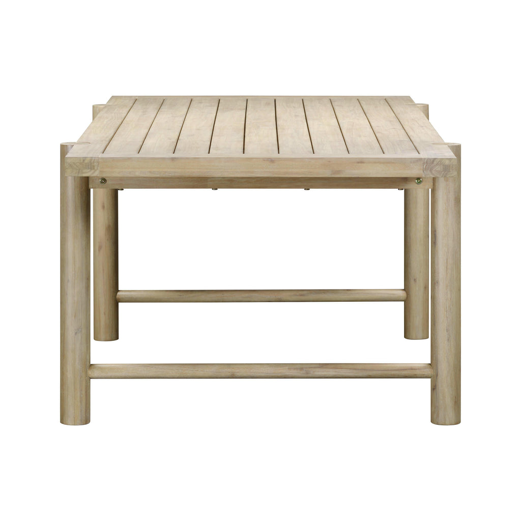 Gata 87 Light Teak Outdoor Rectangular Dining Table