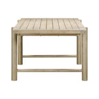 Gata 87 Light Teak Outdoor Rectangular Dining Table