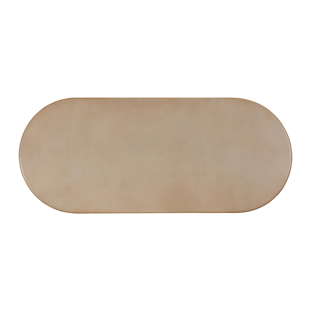 Fassa 87 Faux Terracotta Indoor / Outdoor Oval Dining Table