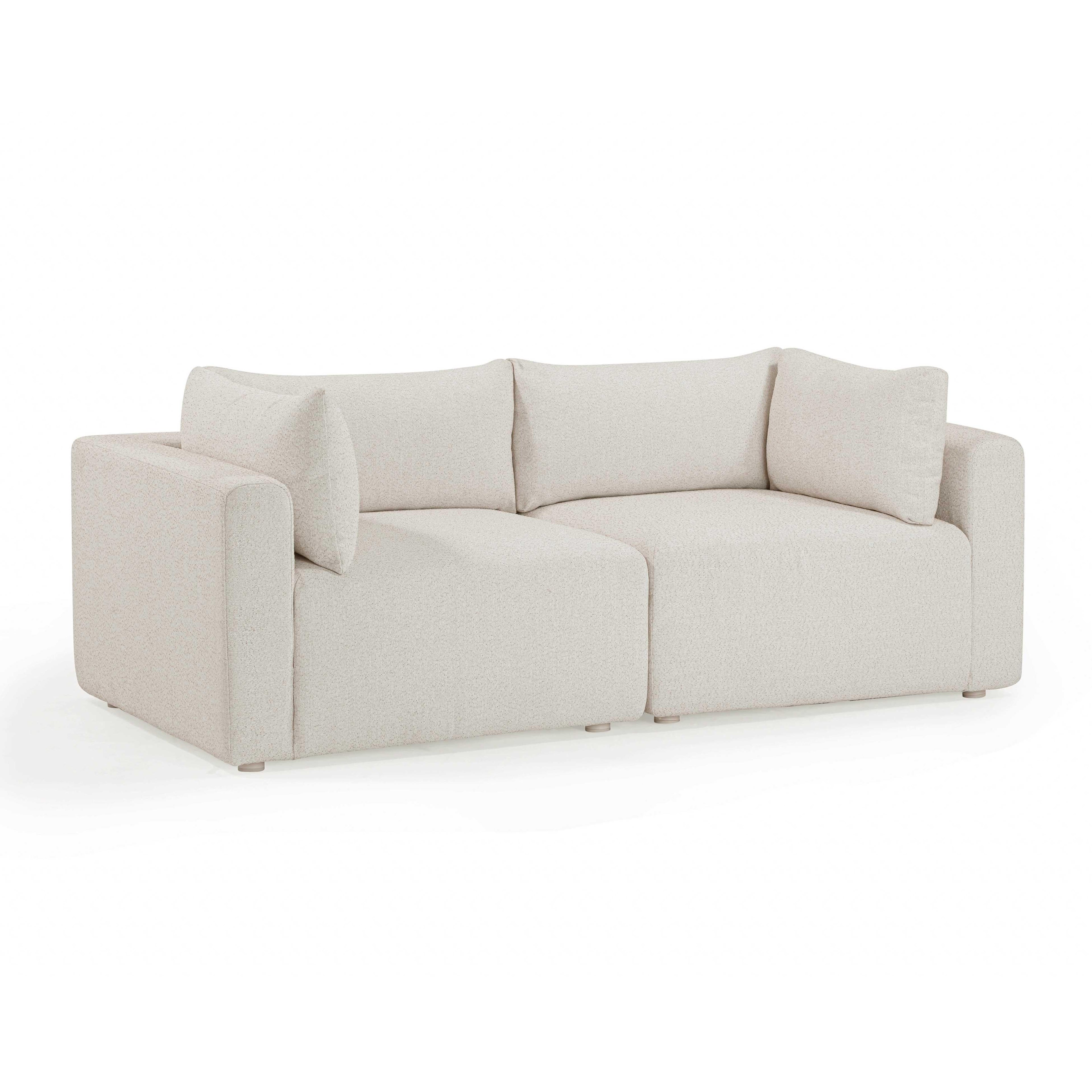 Hangover 81 Cream Outdoor Modular Loveseat