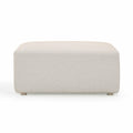 Hangover Cream Outdoor Ottoman