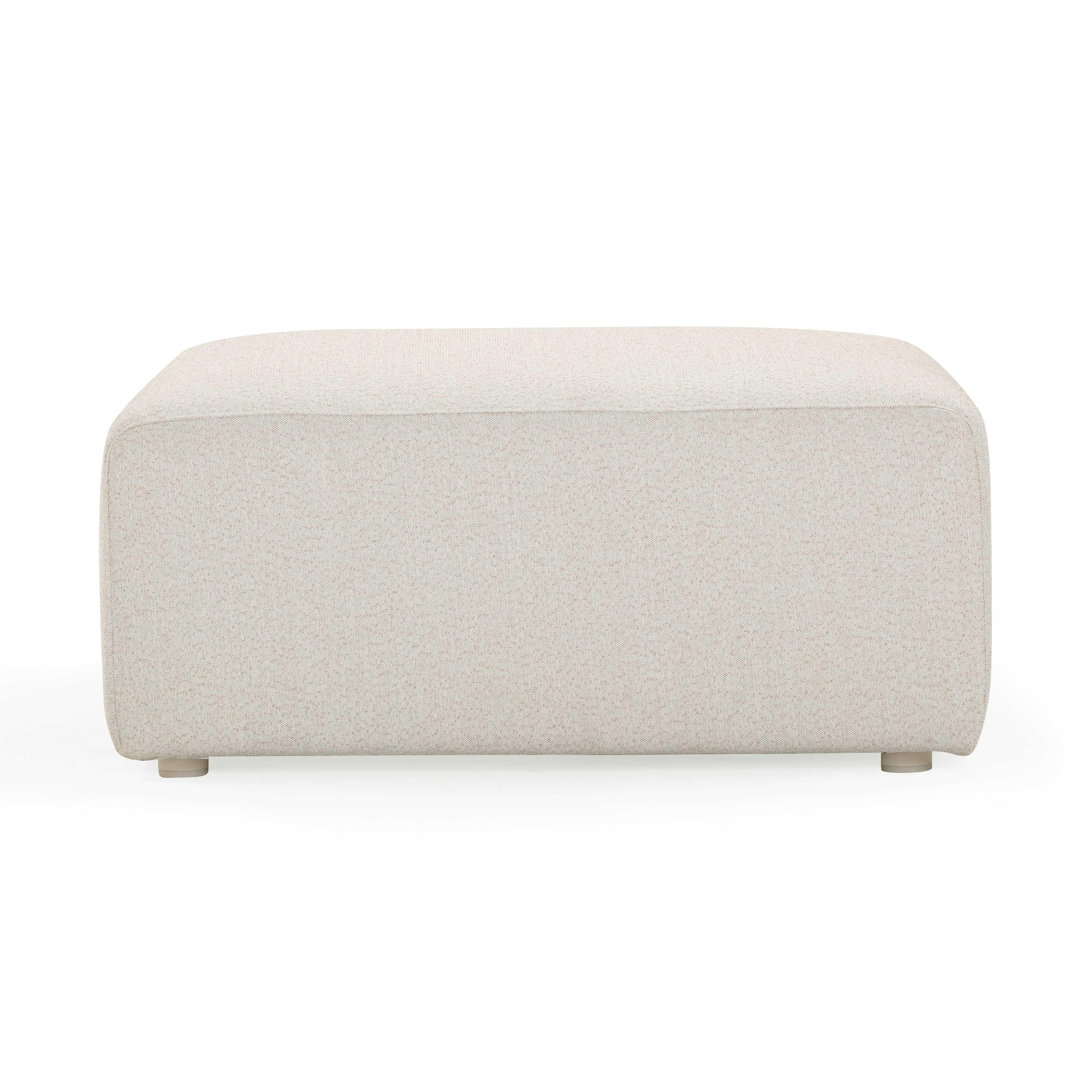 Hangover Cream Outdoor Ottoman