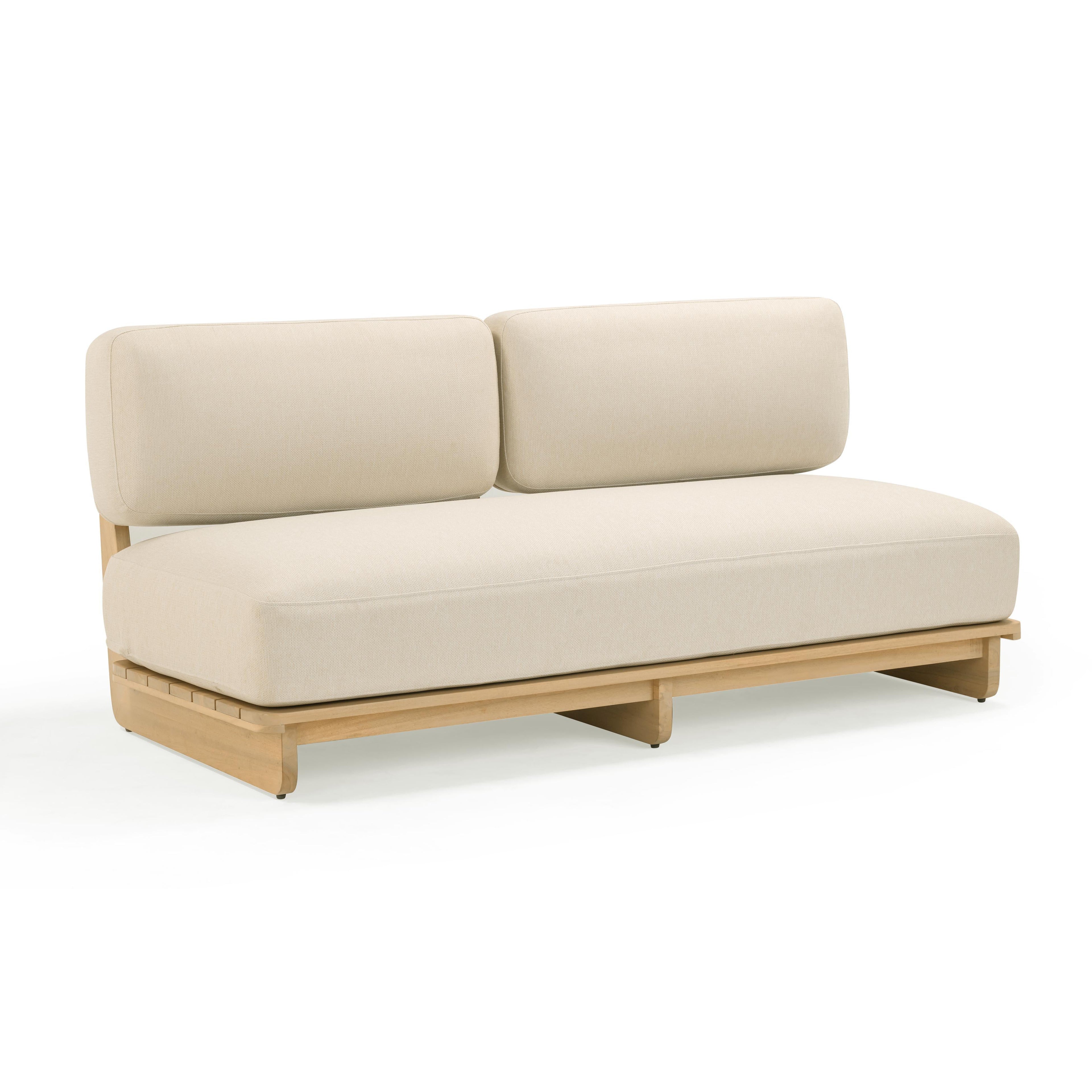 Reavan 67 Cream Outdoor Lounge Sofa