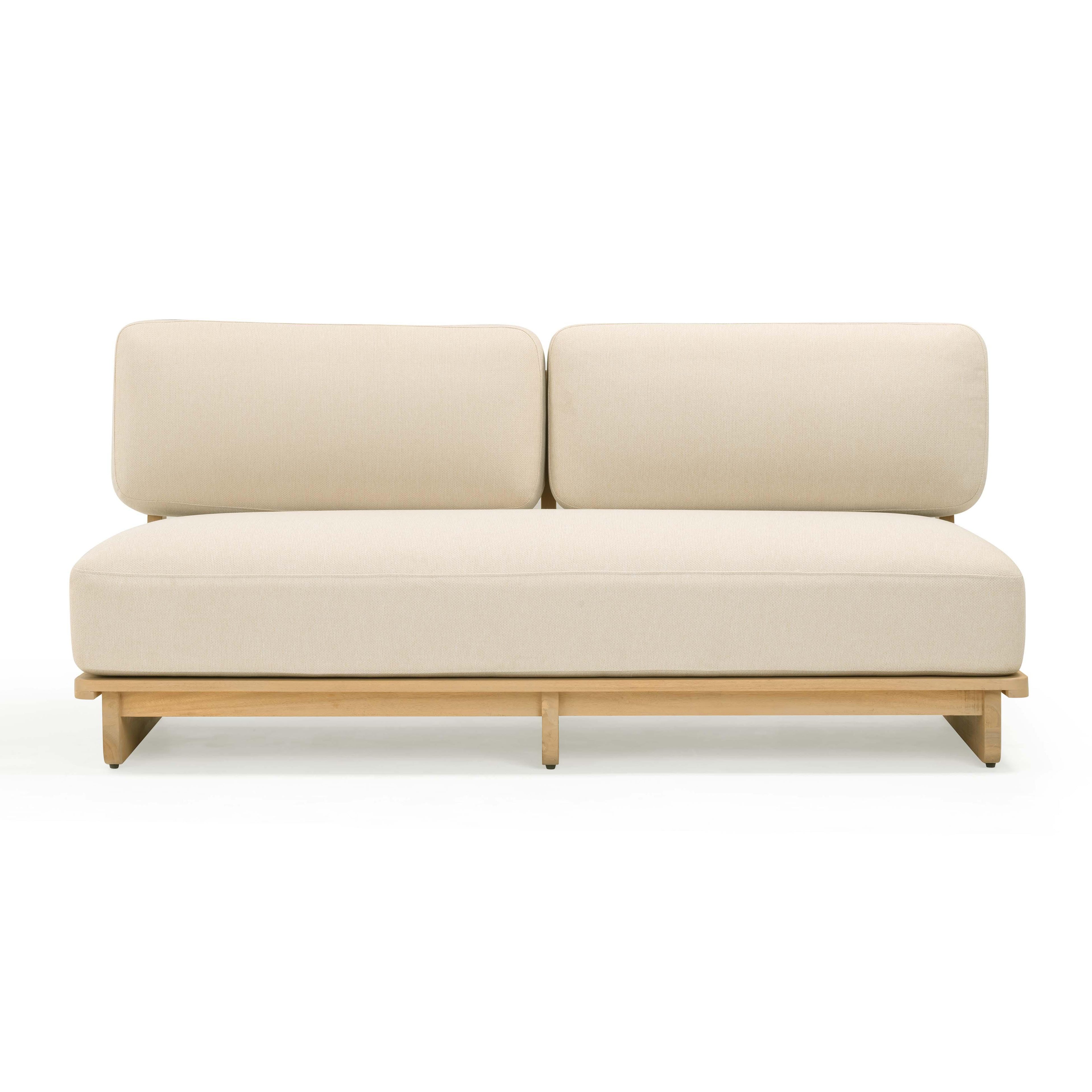 Reavan 67 Cream Outdoor Lounge Sofa