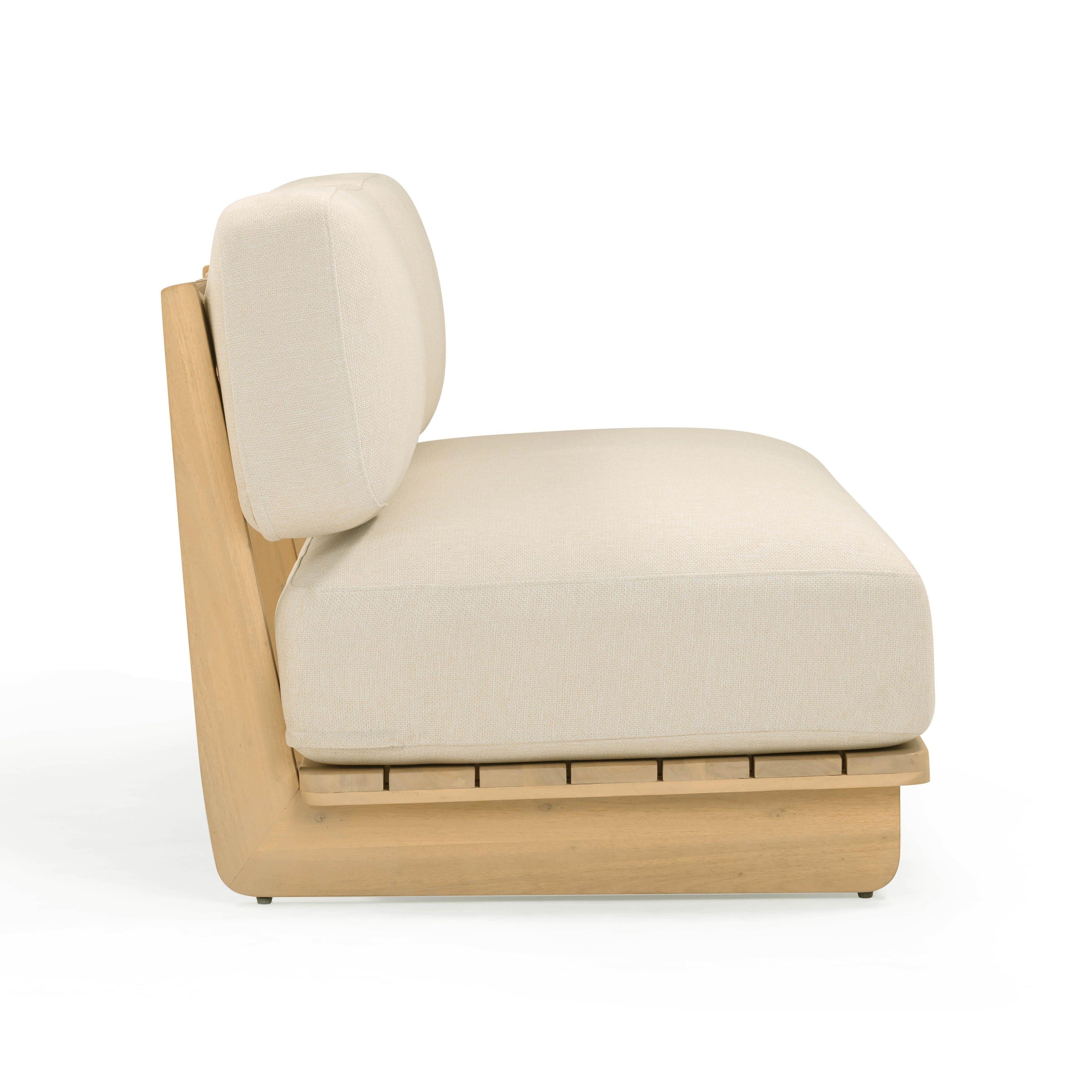 Reavan 67 Cream Outdoor Lounge Sofa