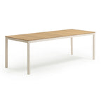 Sardinia 95 Light Teak Outdoor Rectangular Dining Table