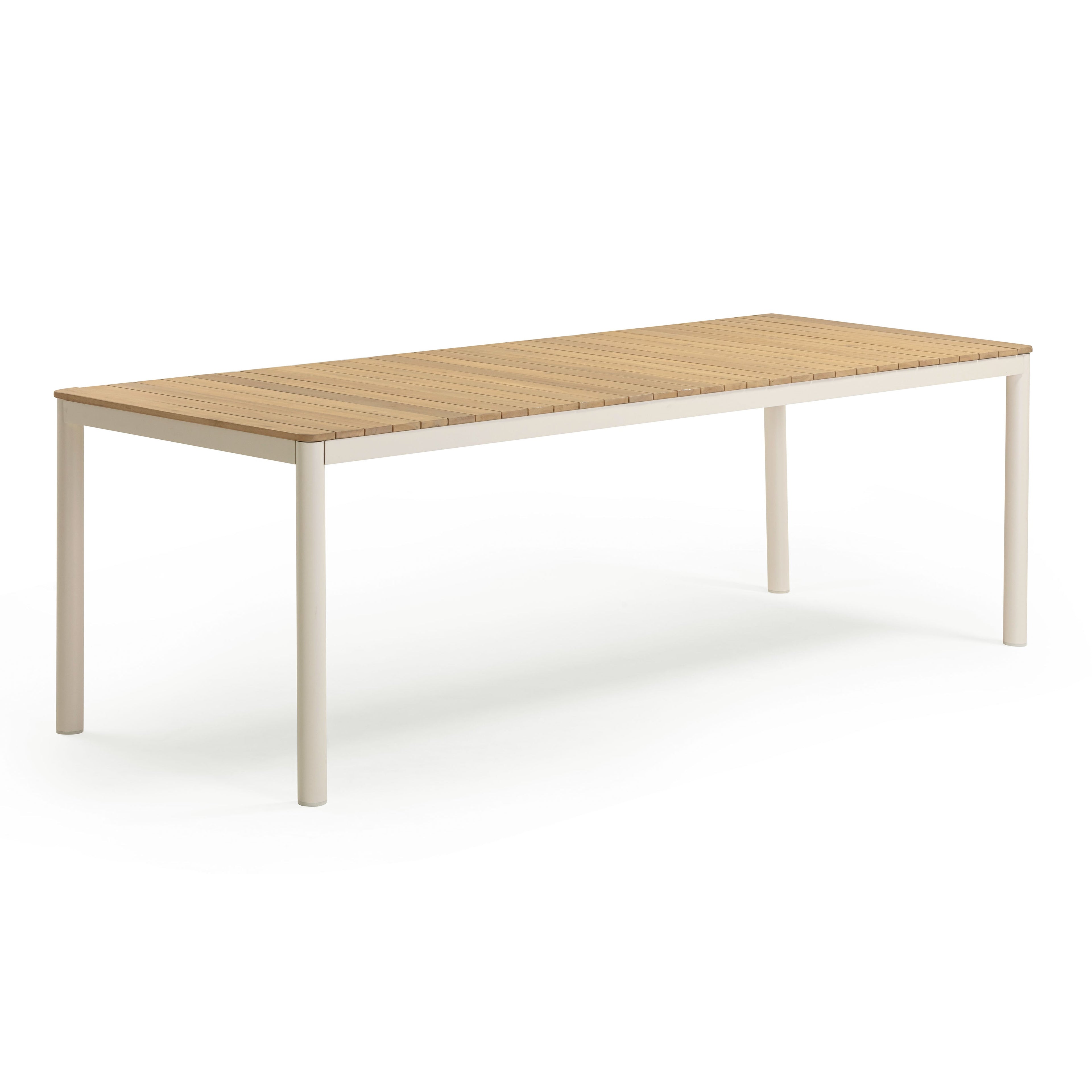Sardinia 95 Light Teak Outdoor Rectangular Dining Table