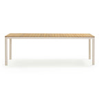 Sardinia 95 Light Teak Outdoor Rectangular Dining Table