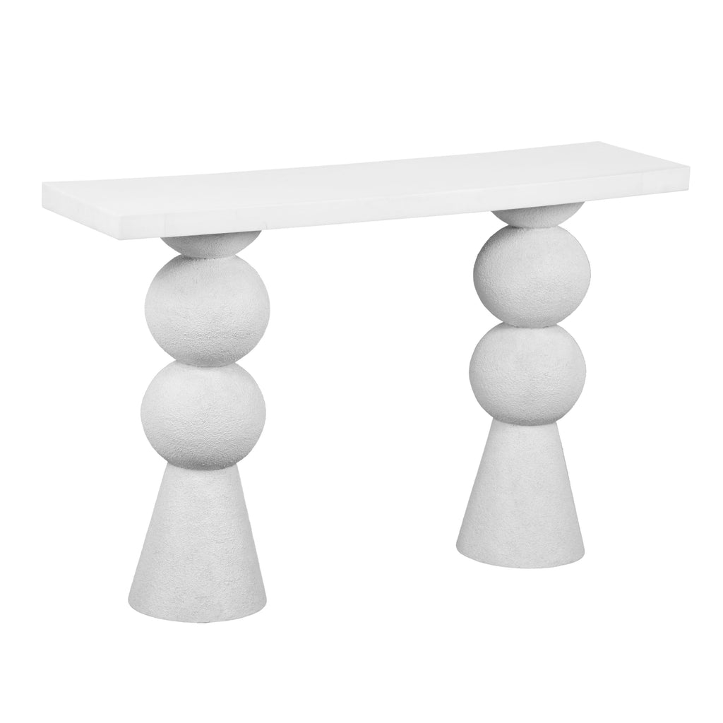 Lupita 53 White Console Table