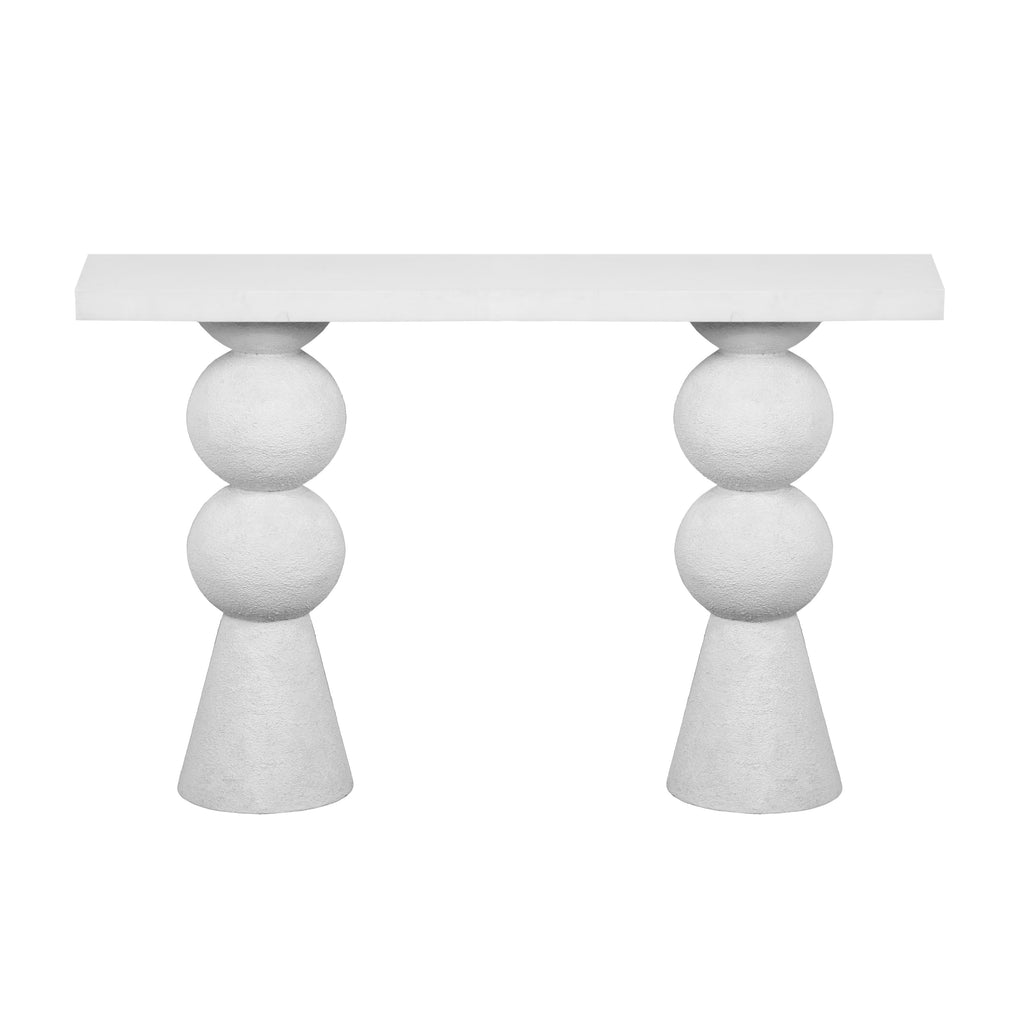 Lupita 53 White Console Table