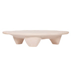 Athen 57 Nude Faux Stone Coffee Table