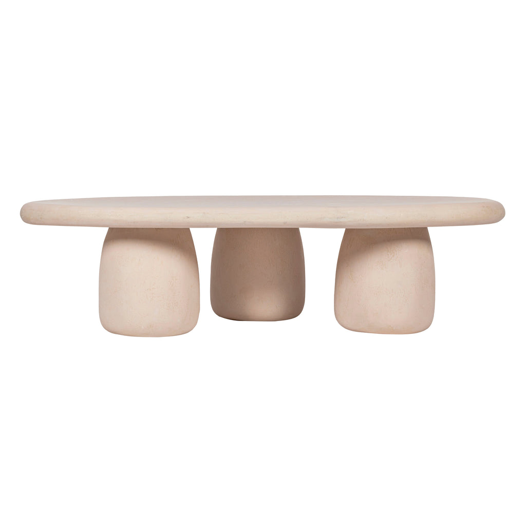 Rahul 59 Cream Coffee Table