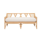 Jayla 54 Natural Rattan Bench