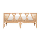 Jayla 54 Natural Rattan Bench