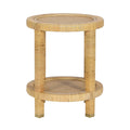 Amara Natural Rattan Side Table