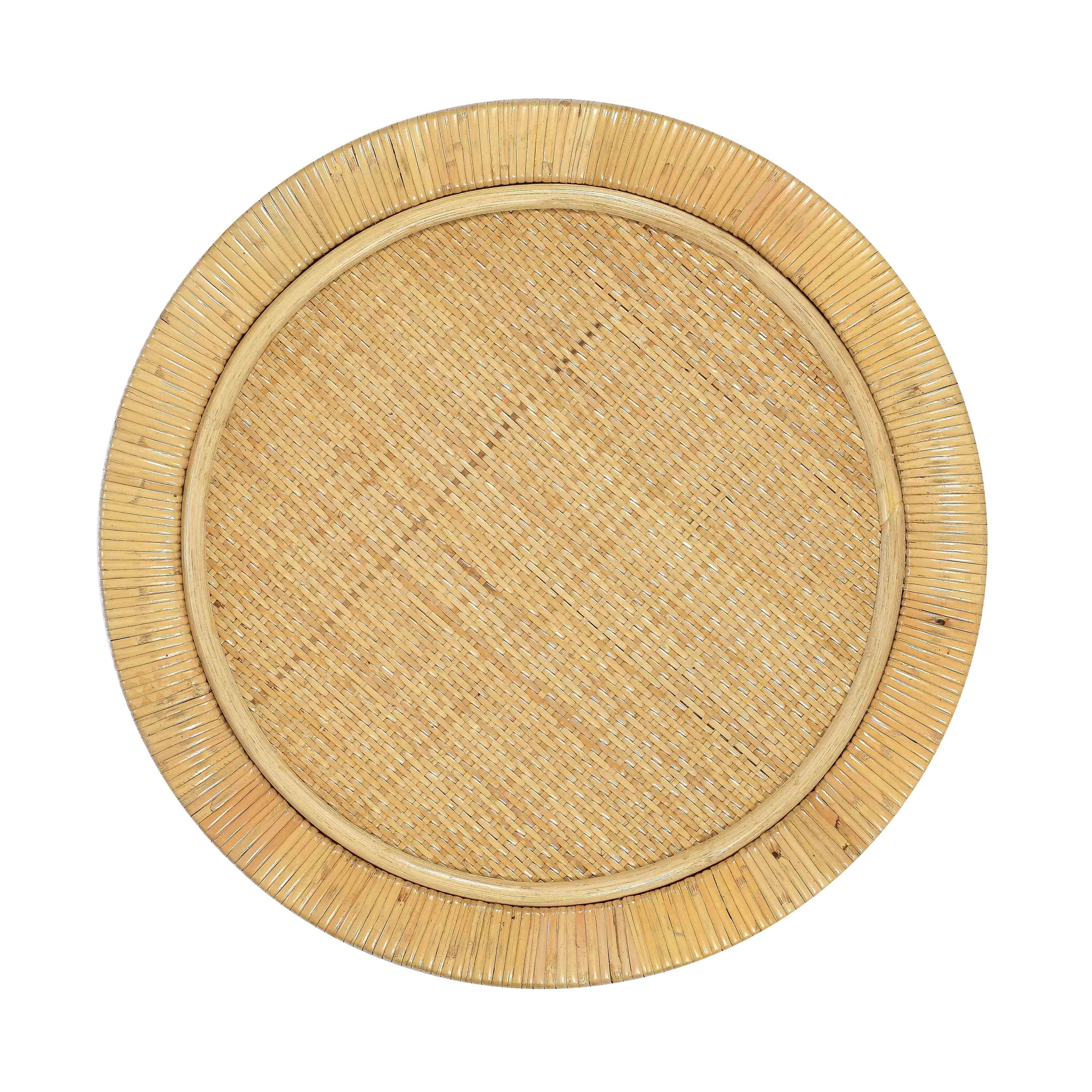 Amara Natural Rattan Side Table