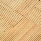 Matea Natural Rattan Cross Side Table