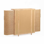 Tarot Natural Rattan Bar Cabinet