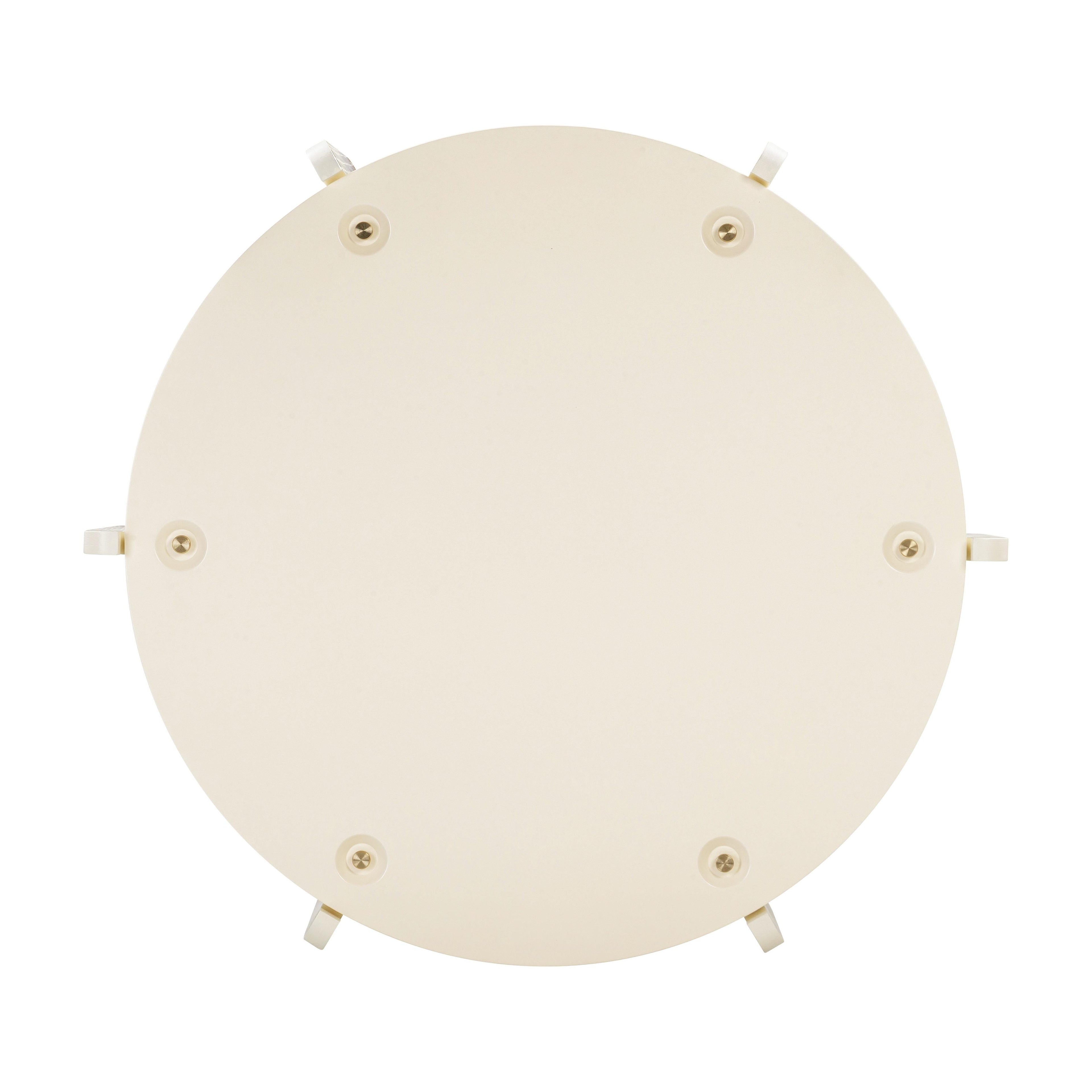 Gloria 35 Cream Oak Round Coffee Table