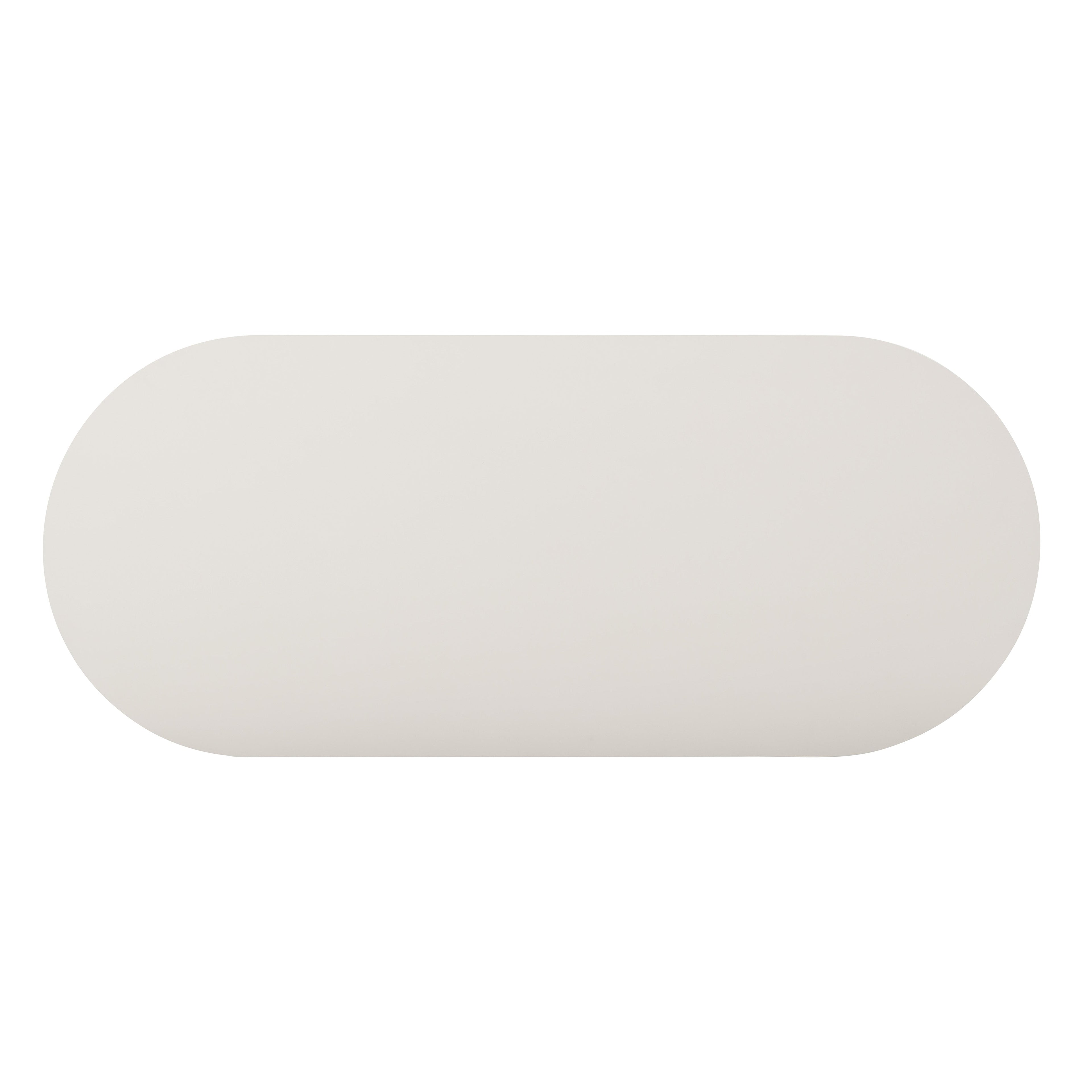 Bella 48 Cream Oval Coffee Table