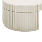 Bella 48 Cream Oval Coffee Table