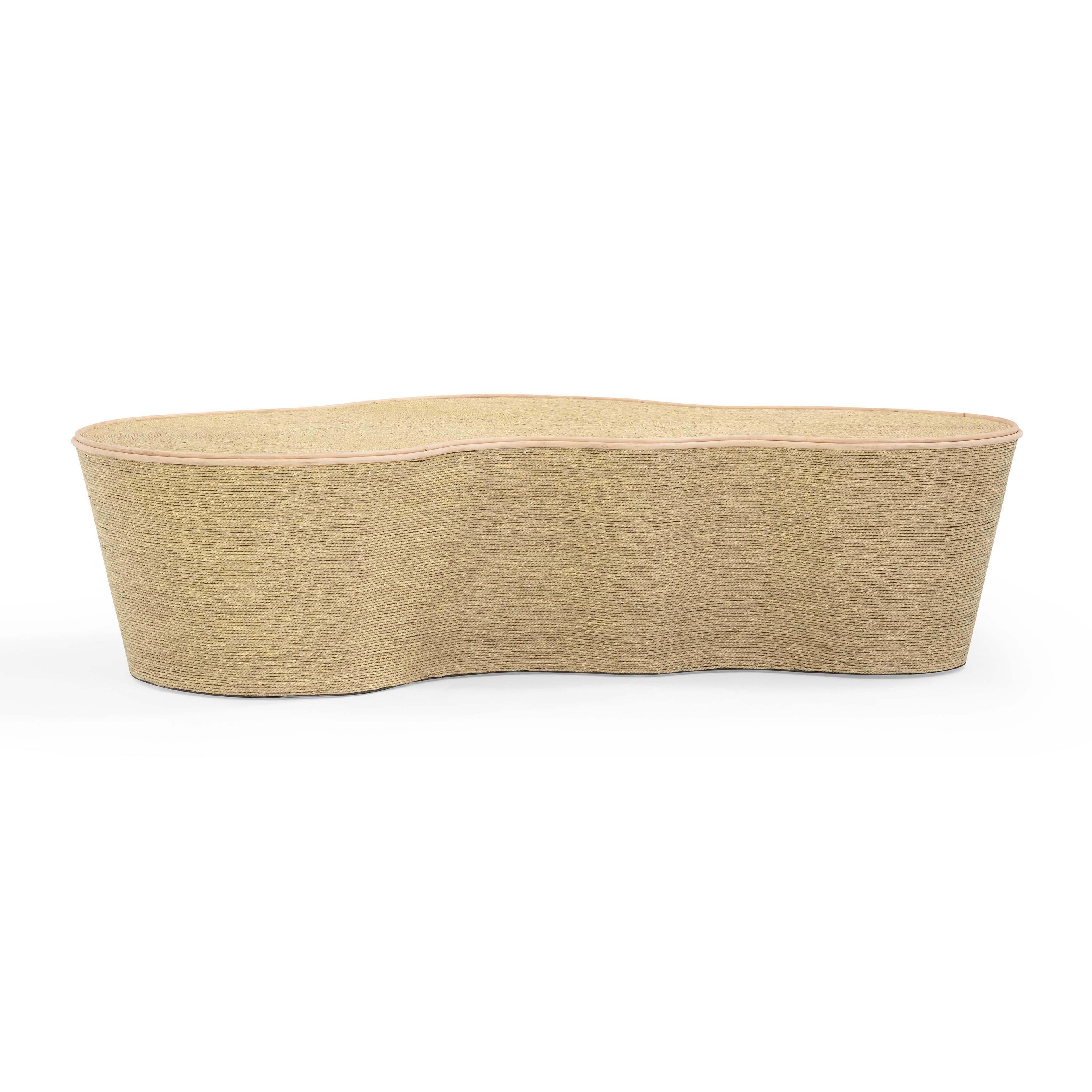 Slab 60 Natural Seagrass Coffee Table