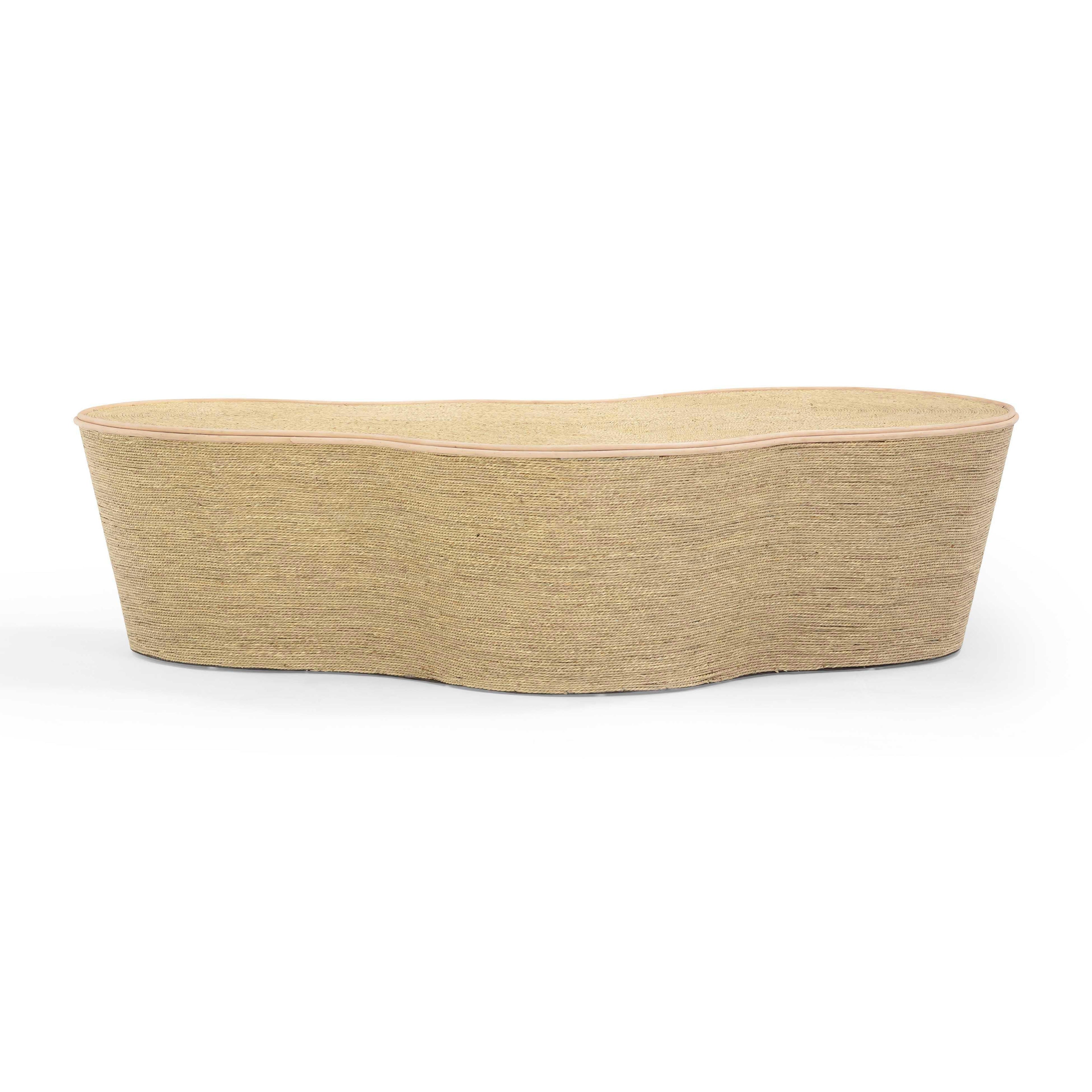 Slab 60 Natural Seagrass Coffee Table