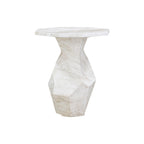 Esme Faux Marble Indoor / Outdoor Round Side Table