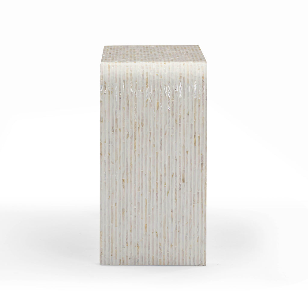 Opus 43 Cream Capiz Shell Console Table