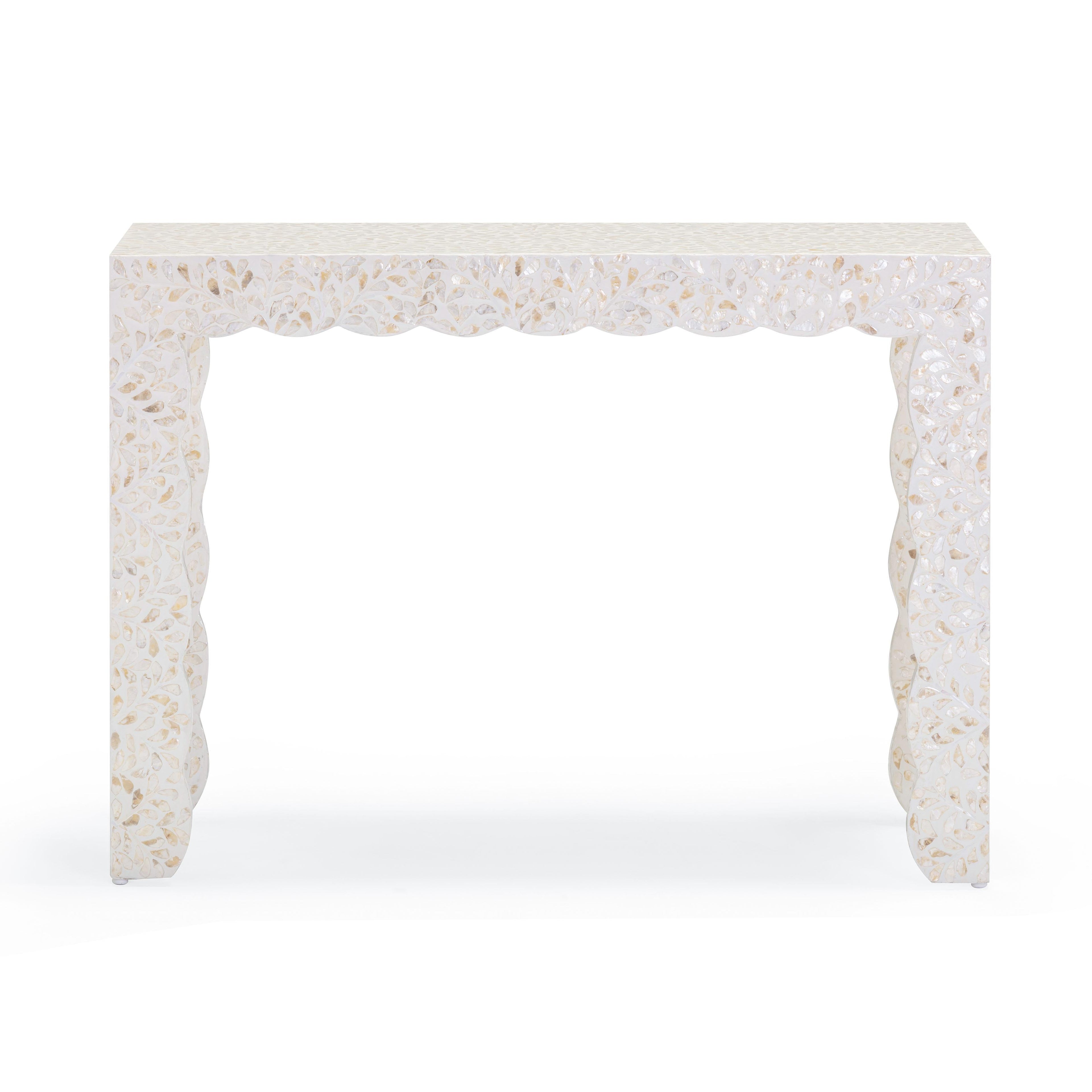 Piara 43 Natural Capiz Shell Console