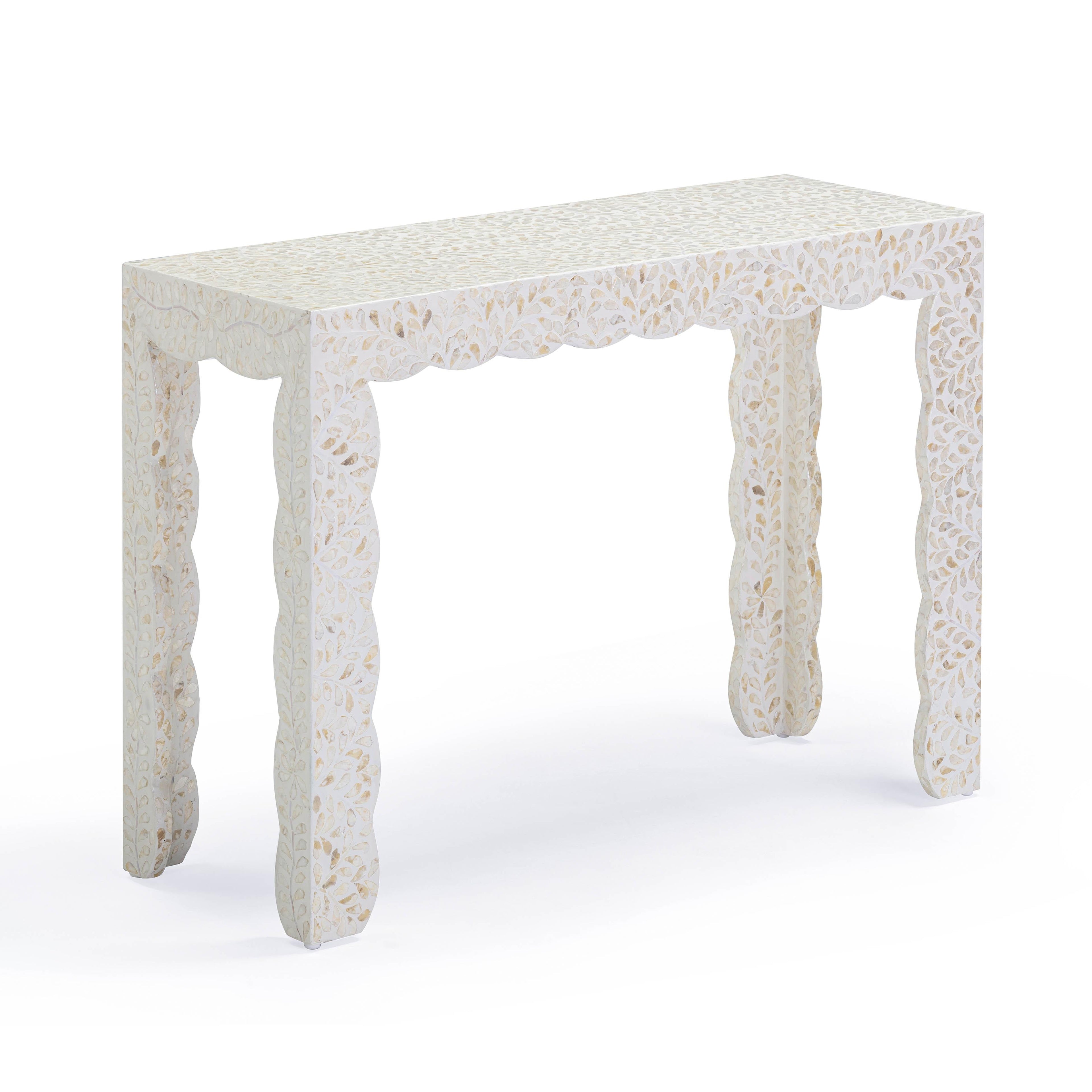 Piara 43 Natural Capiz Shell Console