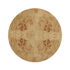 Fig 36 Natural Burl Drum Round Coffee Table