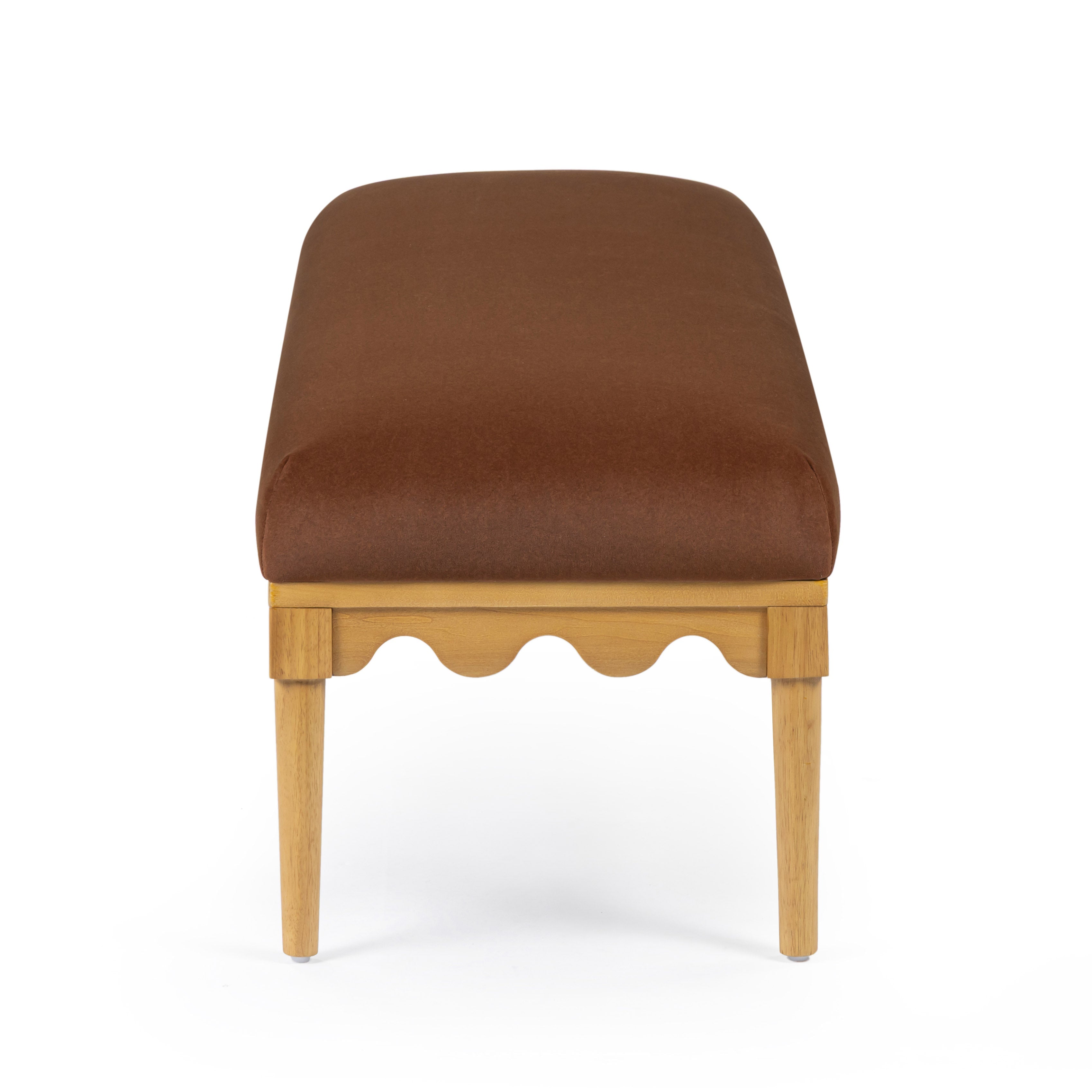 Oodle 56.5 Vegan Mohair Bench