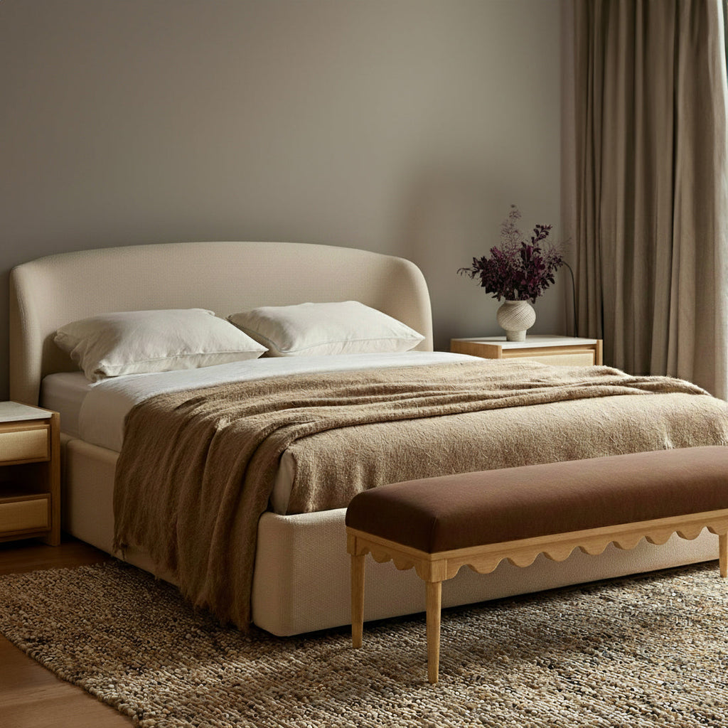 Oodle 56.5 Vegan Mohair Bench