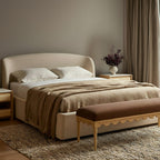 Oodle 56.5 Vegan Mohair Bench