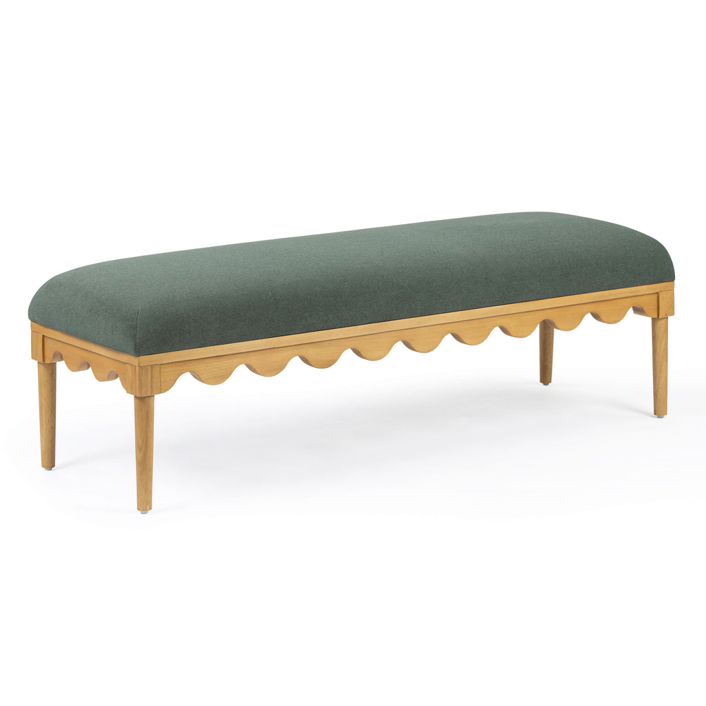 Oodle 56.5 Vegan Mohair Bench