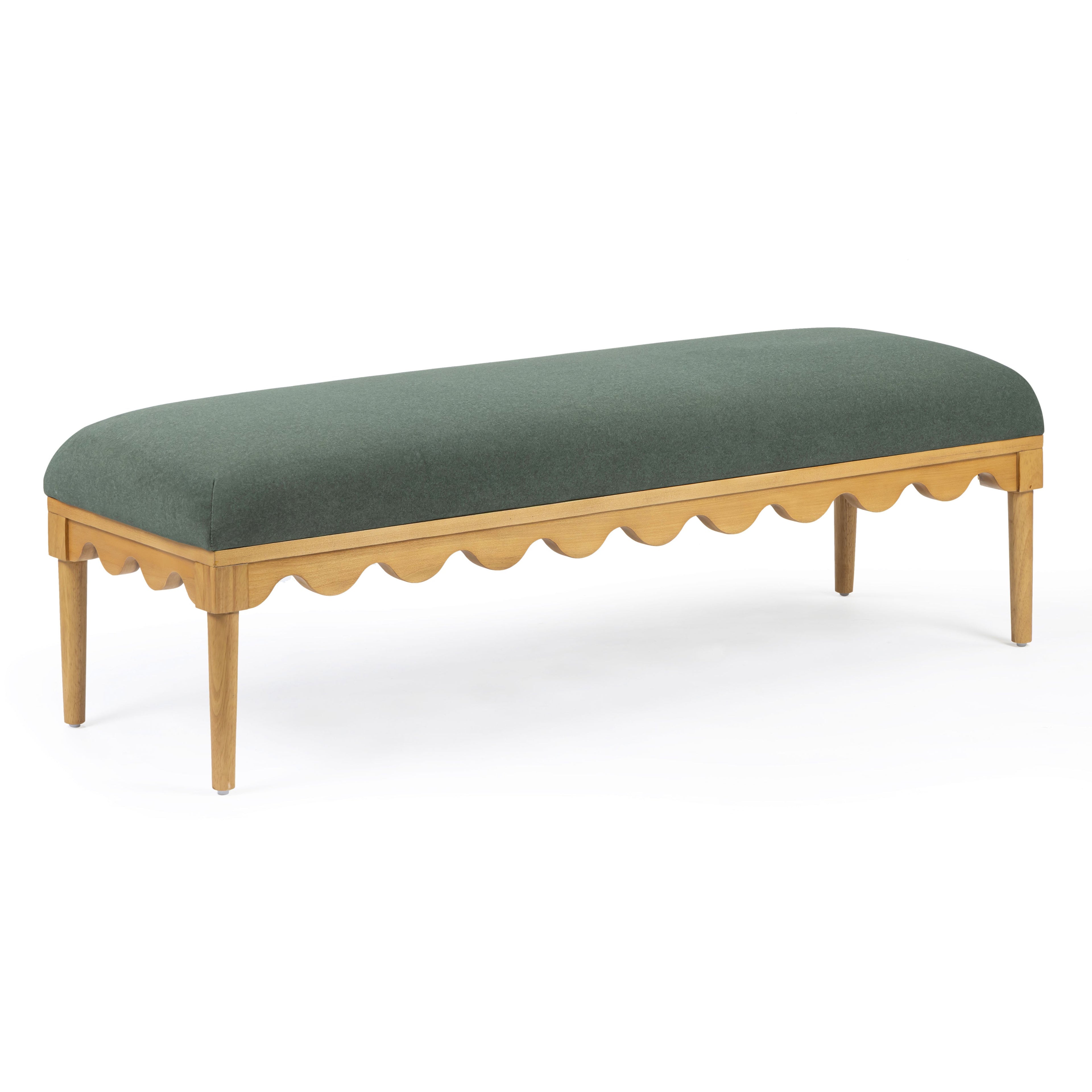 Oodle 56.5 Vegan Mohair Bench