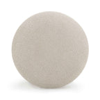 Pucker Warm Grey Boucle Ottoman