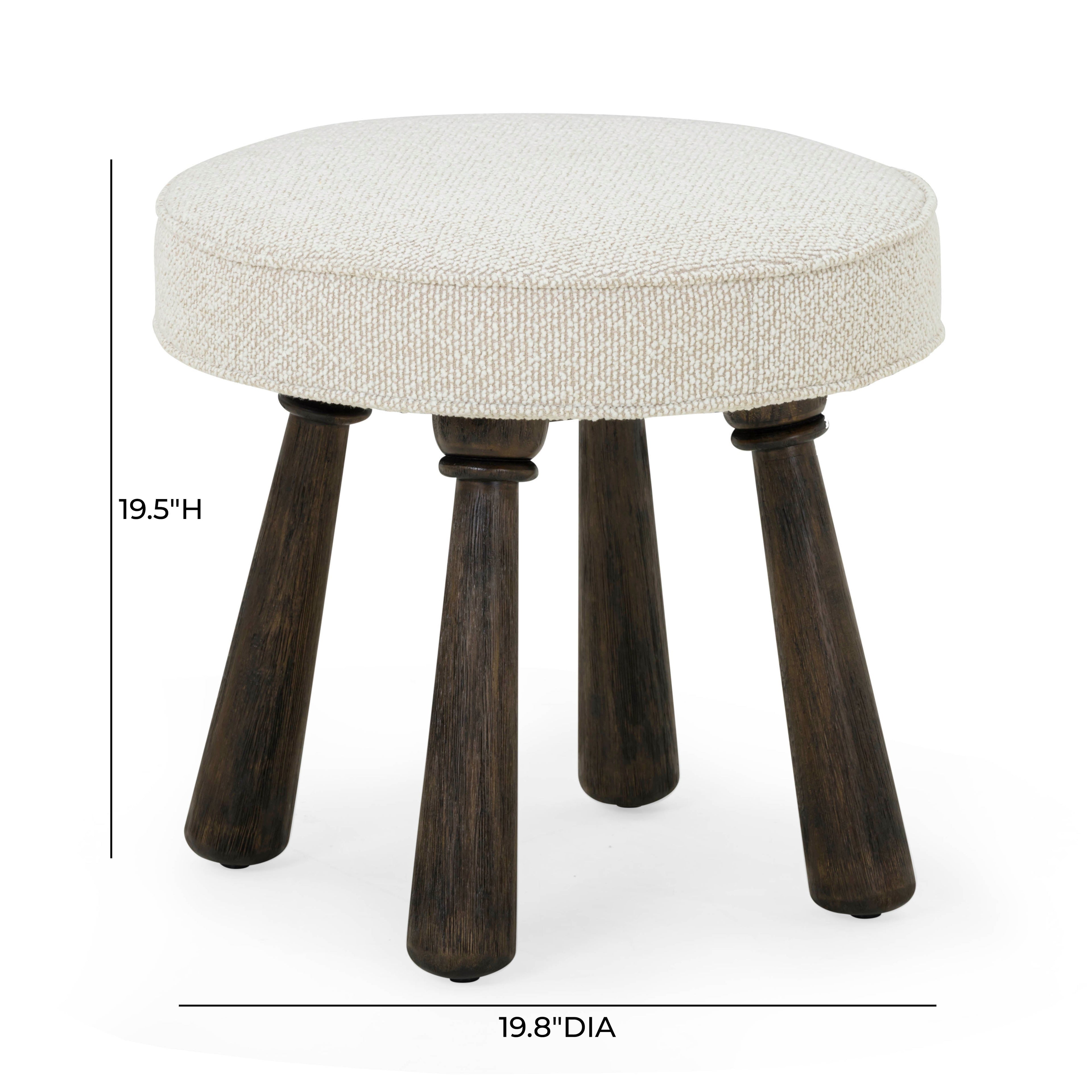 Pookie Boucle Stool
